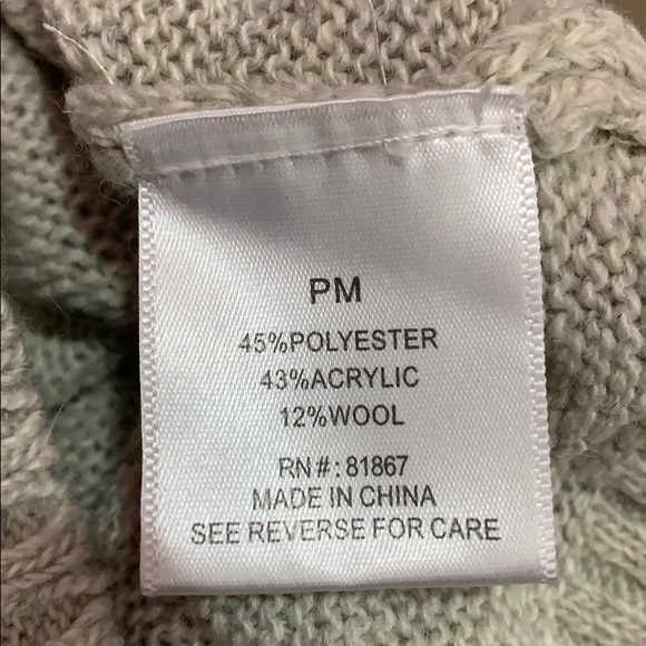 Olivia Sky multi texture gray/white sweater - Picture 10 of 10